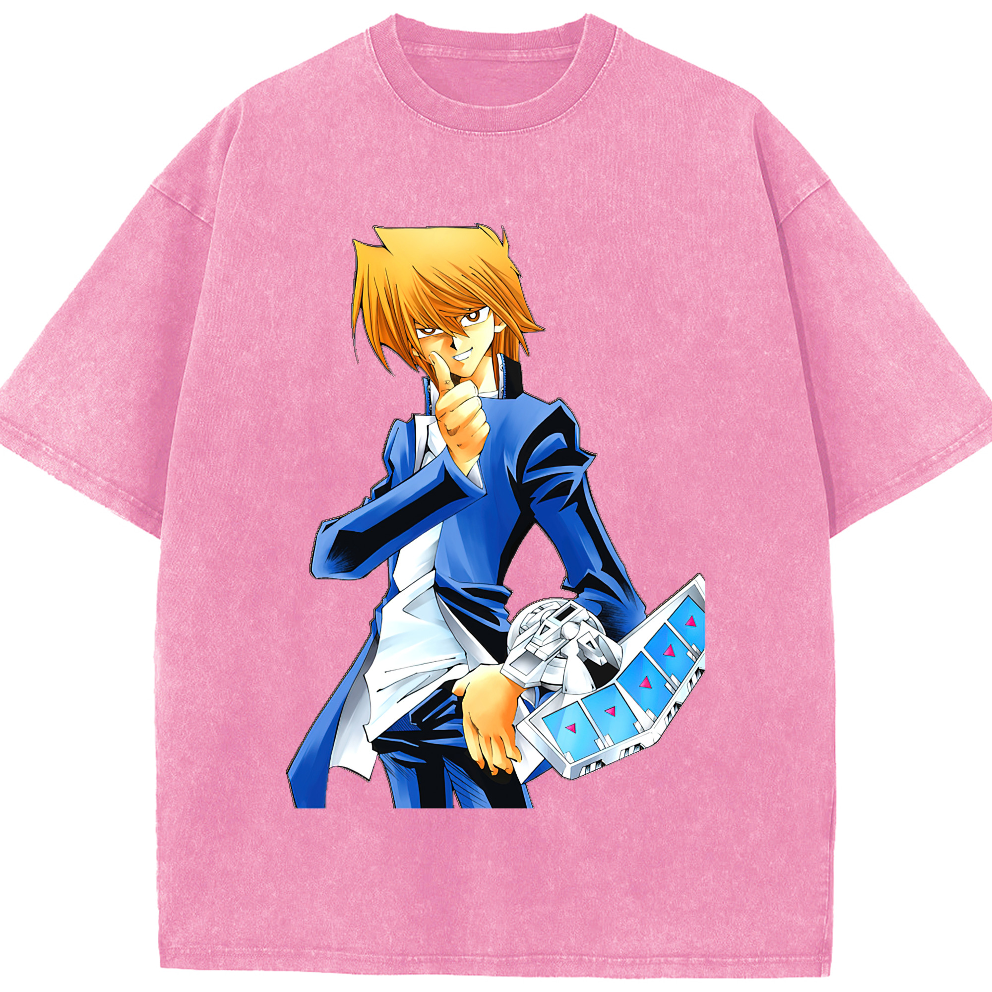 （画像用） 遊☆戯☆王 Yu-Gi-Oh! 綿100% ヴィンテージ風 半袖Tシャツ（フロントプリント）